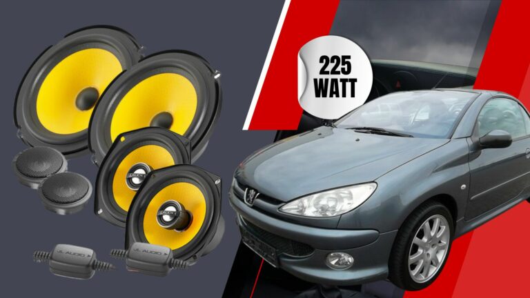 Testsieger mit 225 Watt für Peugeot 206CC Cabrio